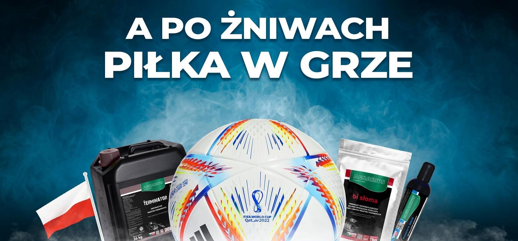 Promocja na zakup produktów do rozkładu resztek pożniwnych AGROSKŁAD Sp. z o.o.